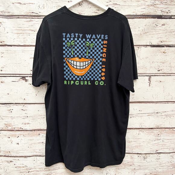 RIP CURL Tasty Waves Surf Graphic Shirt Sz XXL - Picture 1 of 7